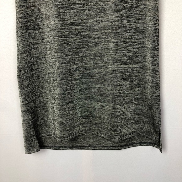 VINCE Gray Metallic Space Dye Round Neck Short Sleeve Knit Top XS - Picture 5 of 8